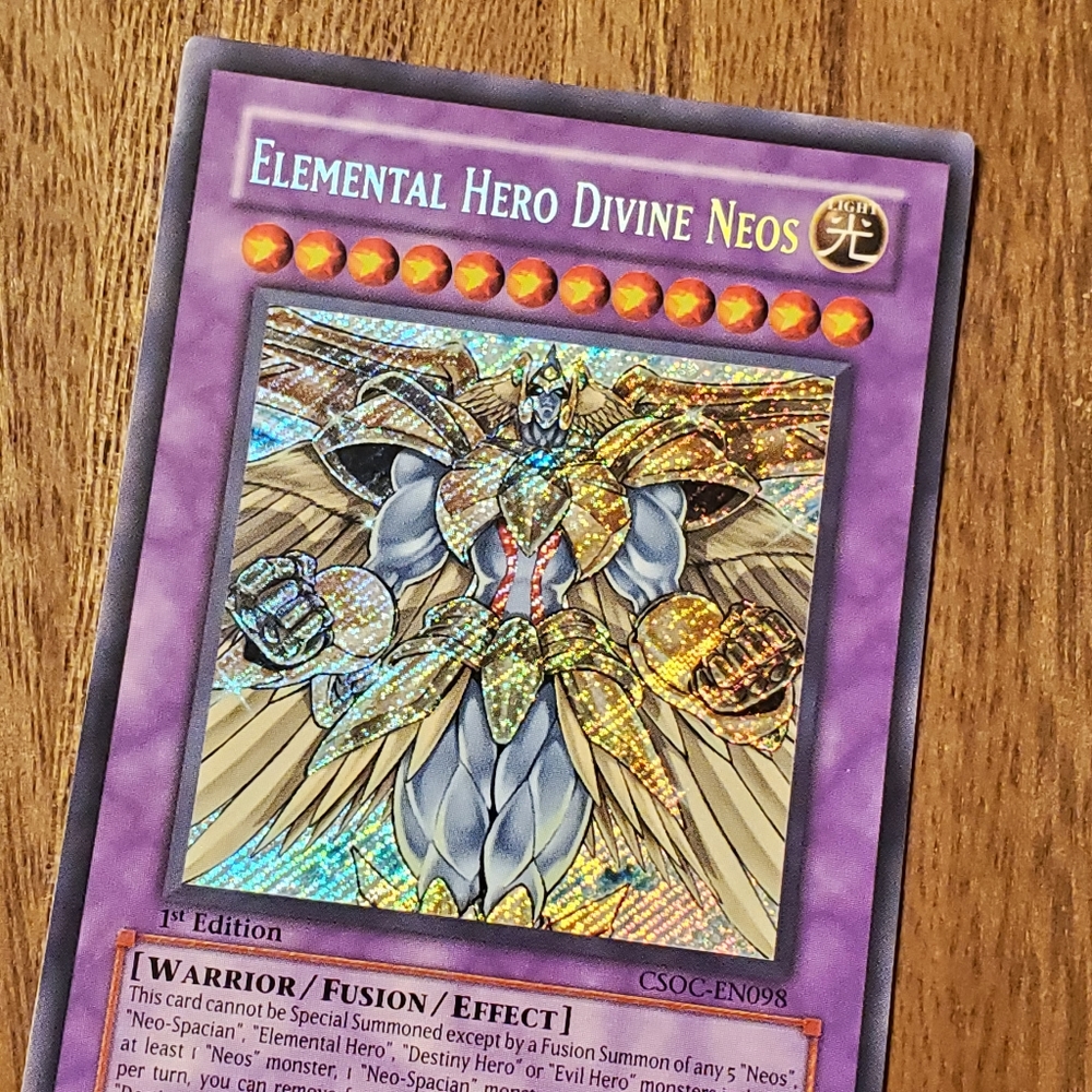 Yu-Gi-Oh Elemental Hero Divine Neos Trading Card